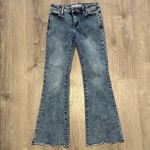 Girls flare leg jeans
